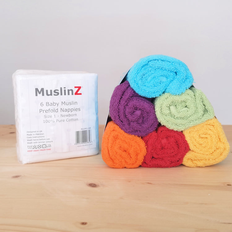 Muslin, Terries and Prefolds