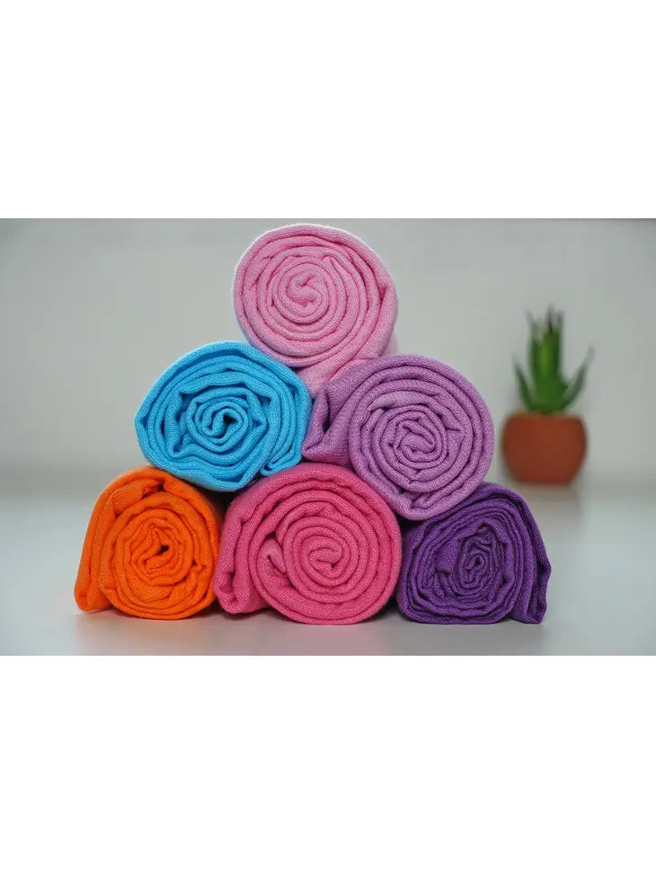 Bright Bots 6 Pack Muslin Squares - Warm