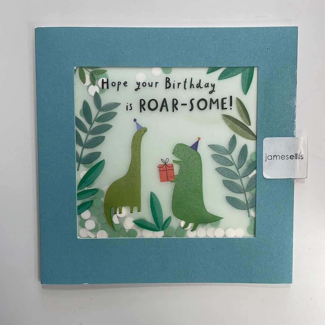 Roarsome birthday card