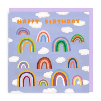 Rainbow Happy Birthday Card