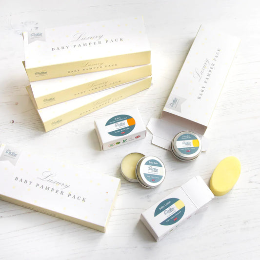 The Solid Bar Company Luxury Baby Pamper Pack Gift Box