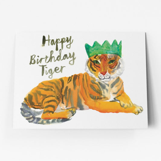 Happy Birthday Tiger Card