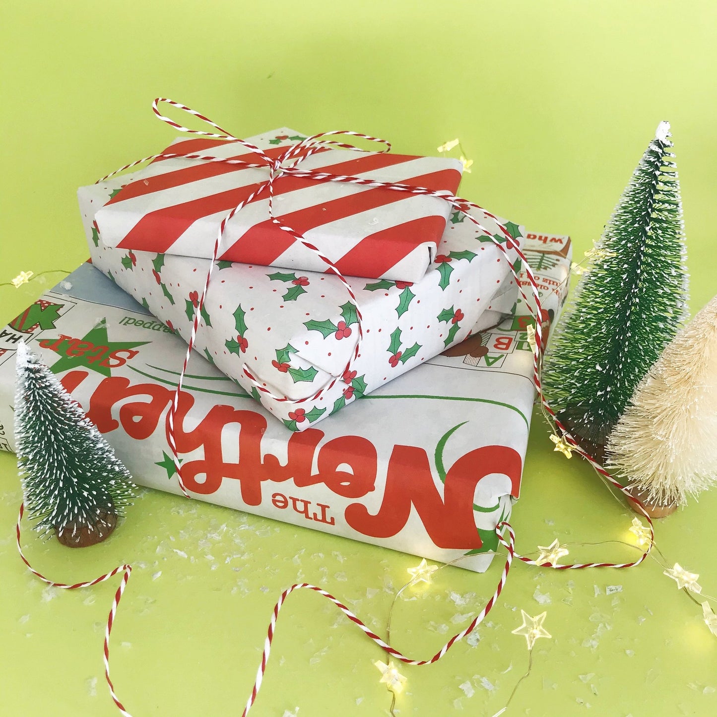 Read Wrap Recycle 'The Northern Star' Christmas Gift Wrap