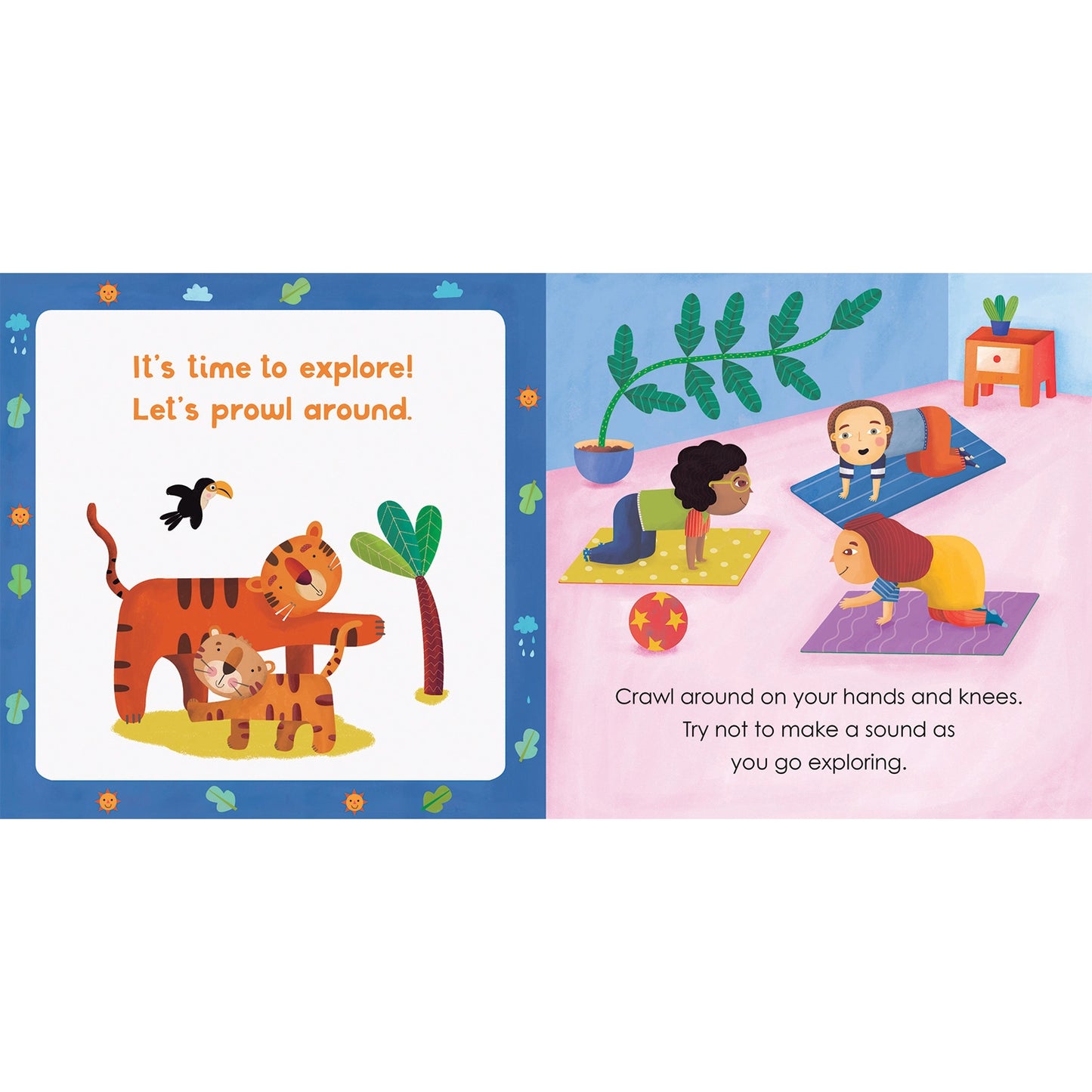 Happy Tiger: Yoga Tots Board Book