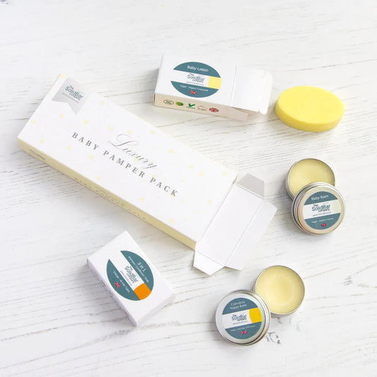 The Solid Bar Company Luxury Baby Pamper Pack Gift Box