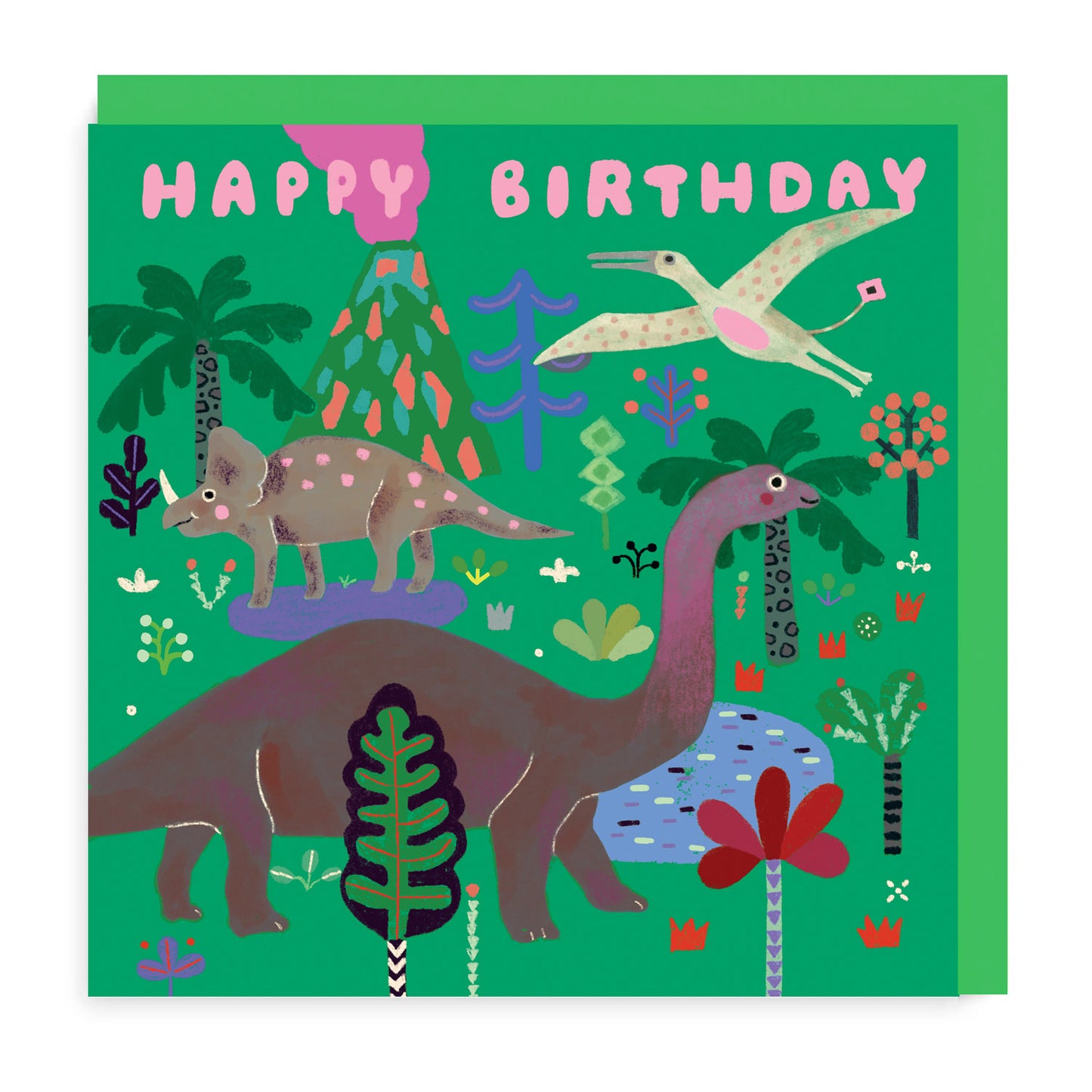 Happy Birthday Dinosaur Card