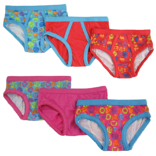 Bright Bots Pants 6pk - Various Designs