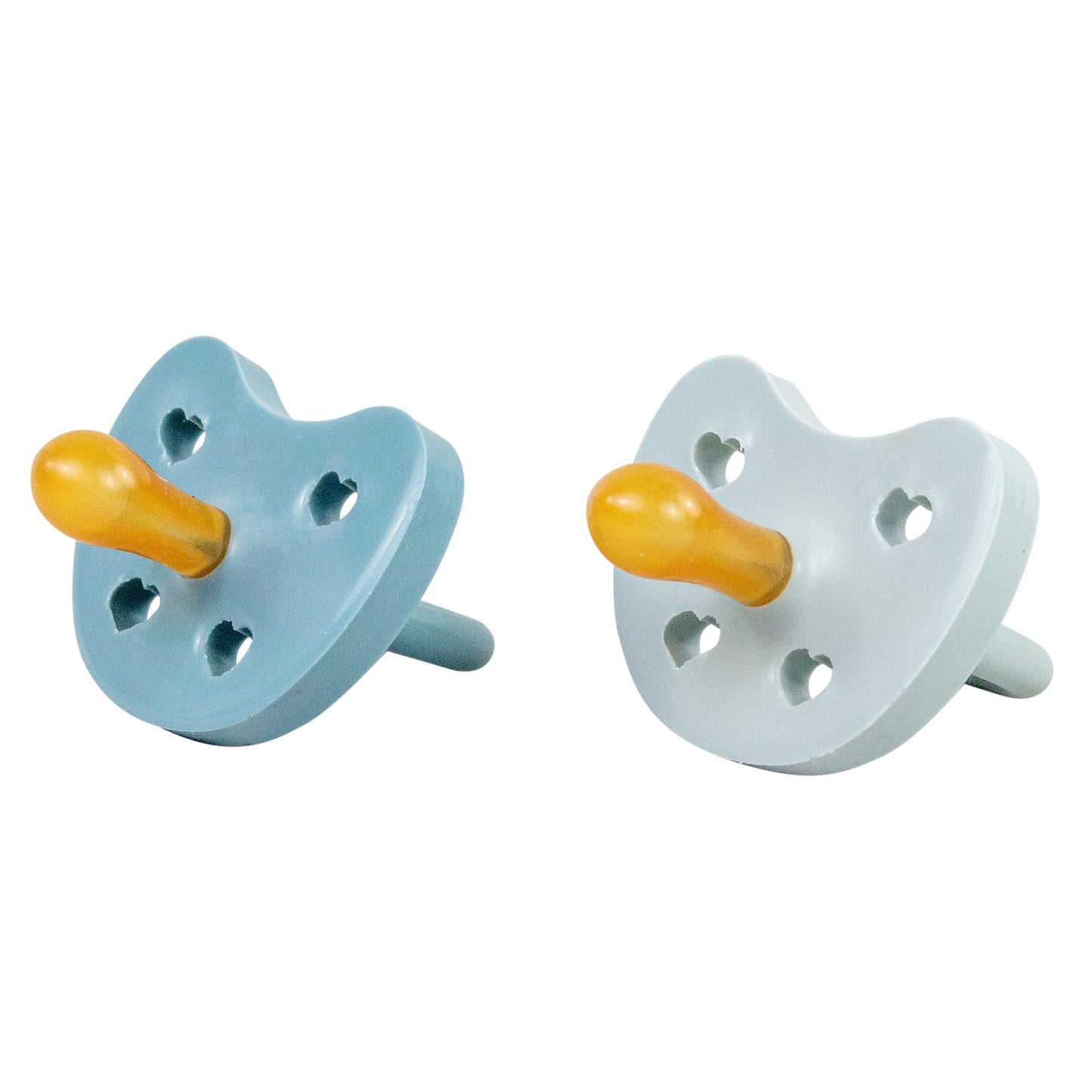 Bebe Au Lait Natural Rubber Pacifier 2 Pack - Blue