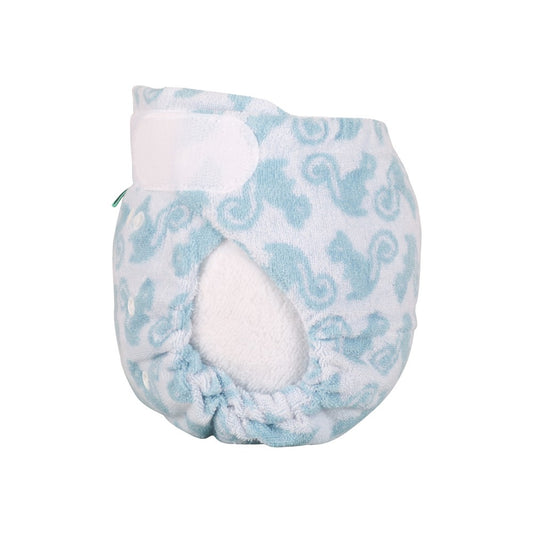 Tots Bots Bamboozle Stretch Bamboo Fitted Nappy - Squiddle