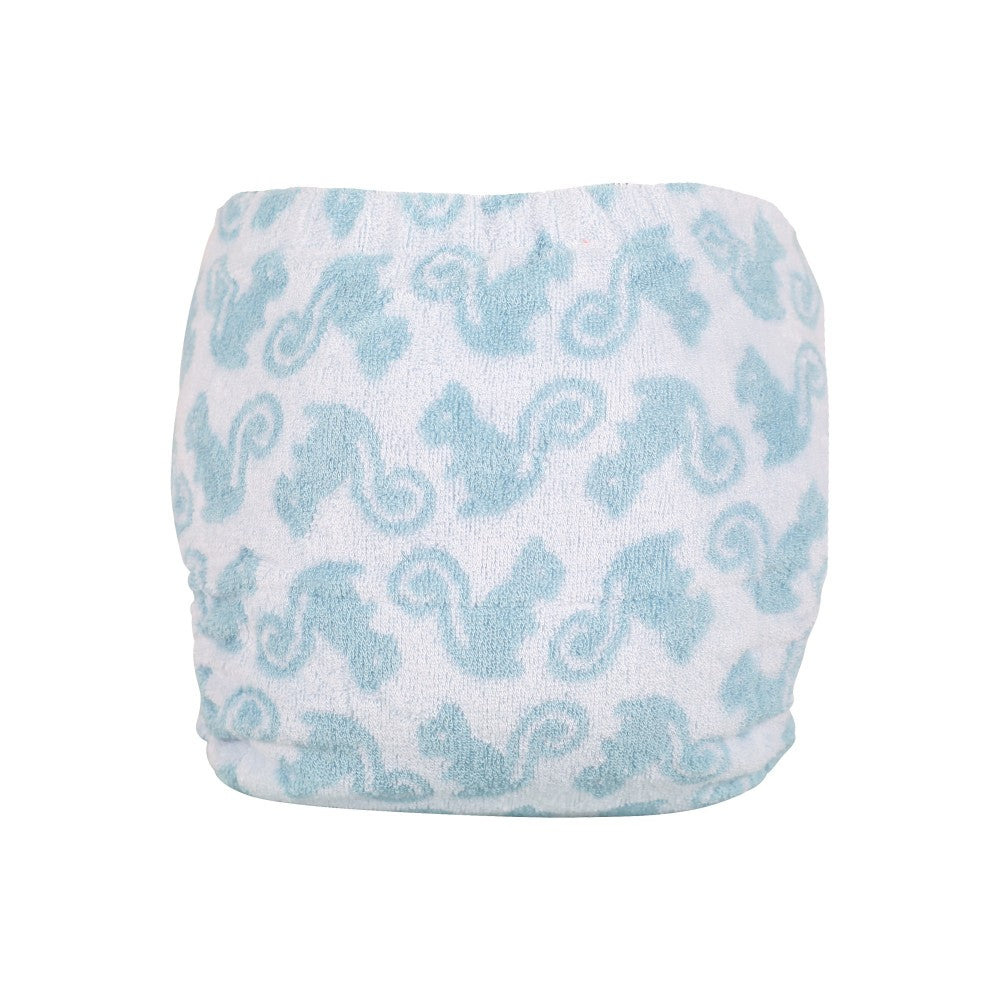 Tots Bots Bamboozle Stretch Bamboo Fitted Nappy - Squiddle