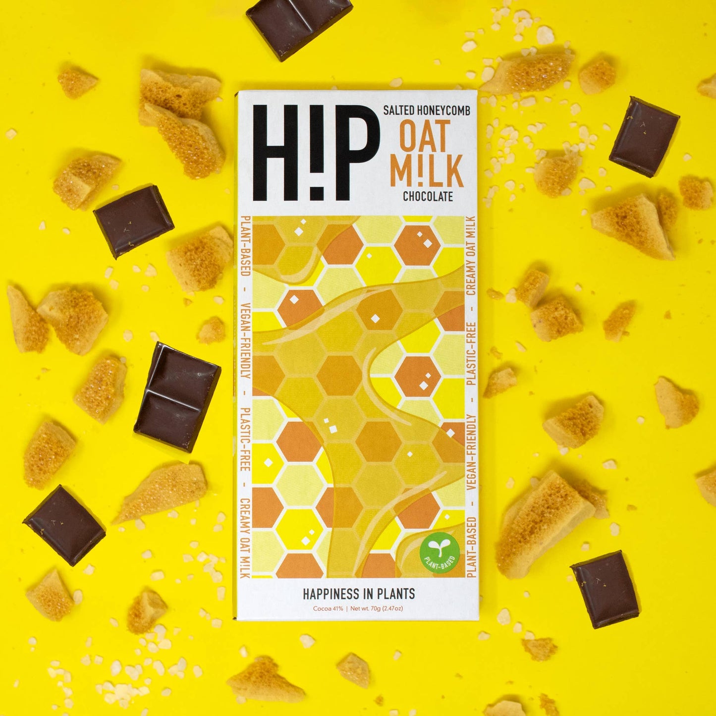 H!P Oatmilk Chocolate Honeycomb Bar