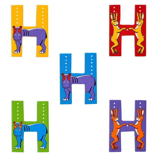 Lanka Kade Wooden Animal Letters A-Z