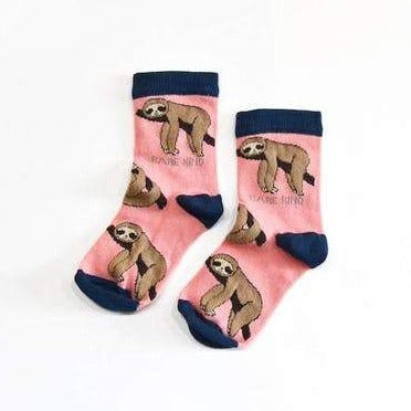 Bare Kind 'Save the Sloths' Bamboo Kids Socks