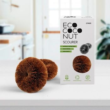 EcoCoconut Scourers 2pk