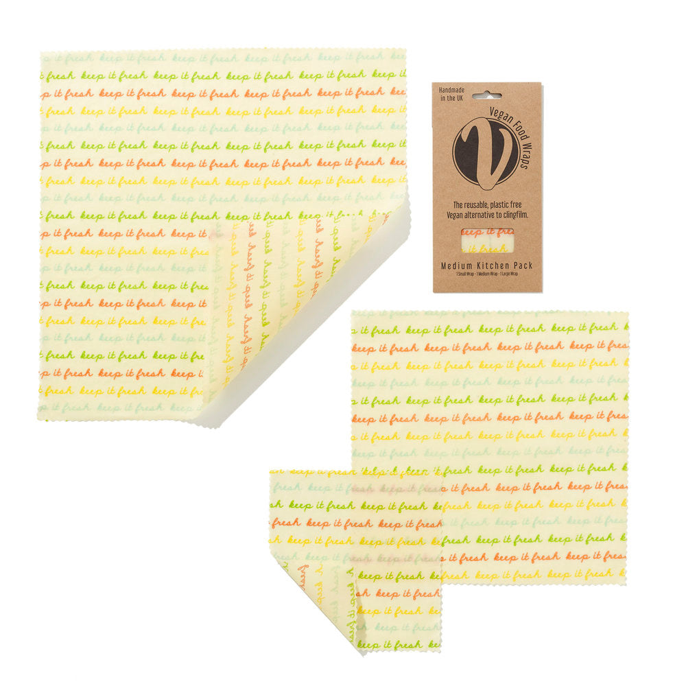 Vegan Wax Wrap Medium Kitchen Set