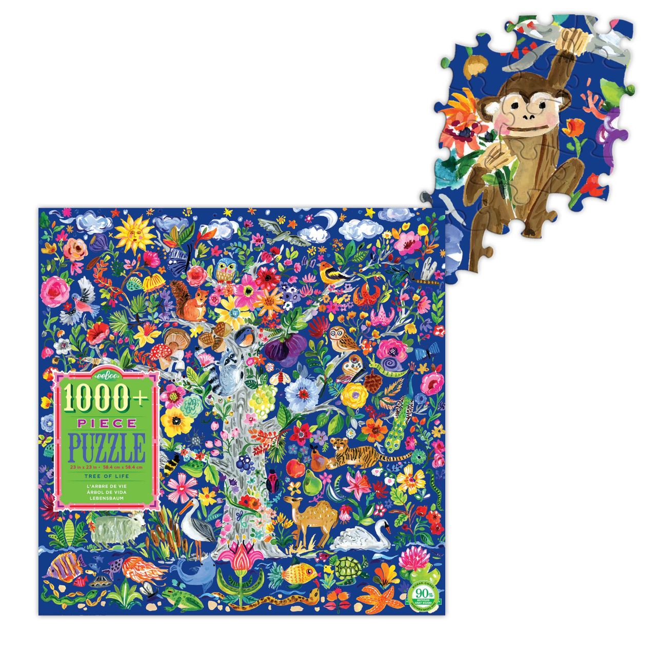 eeBoo 1,000 piece Jigsaw Puzzle - Tree Of Life