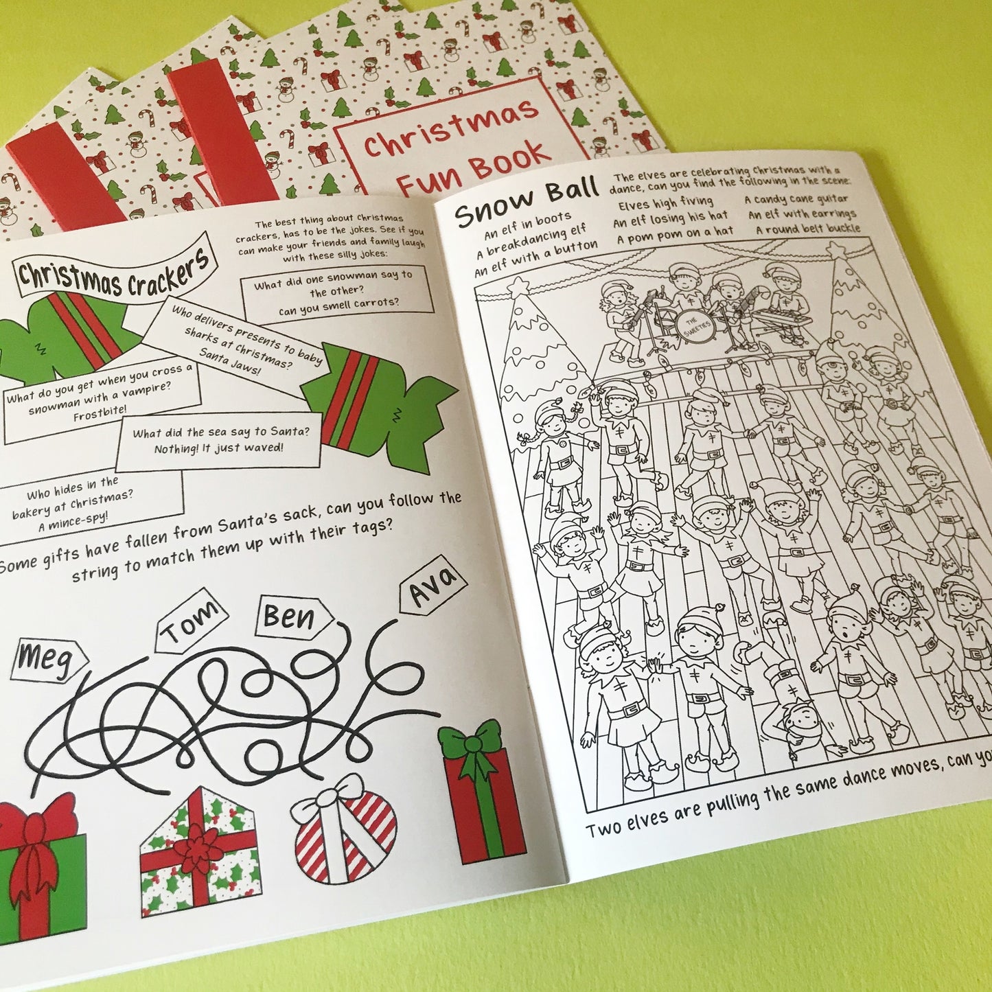 Read Wrap Recycle Christmas Fun Book