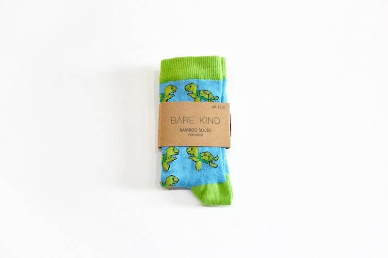 Bare Kind 'Save the Turtles' Bamboo Kids Socks