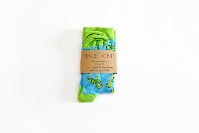 Bare Kind 'Save the Turtles' Bamboo Kids Socks