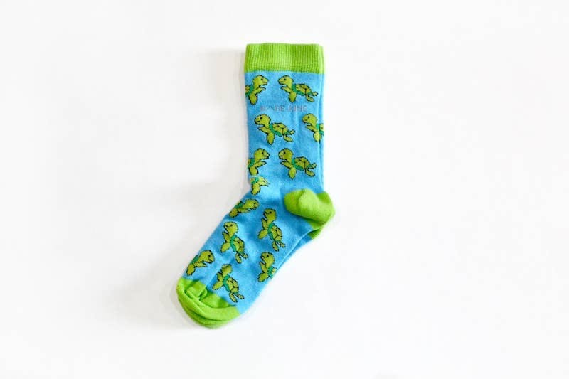 Bare Kind 'Save the Turtles' Bamboo Kids Socks