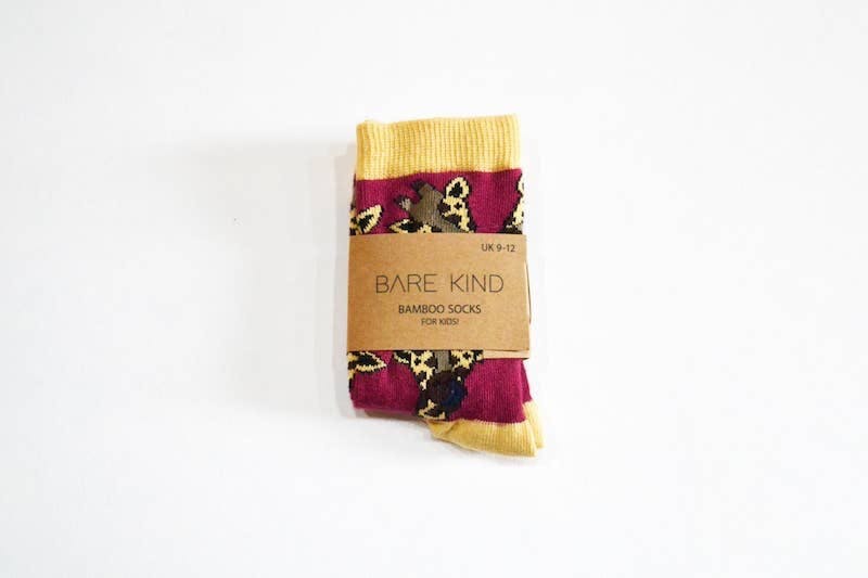 Bare Kind 'Save the Giraffes' Bamboo Kids Socks