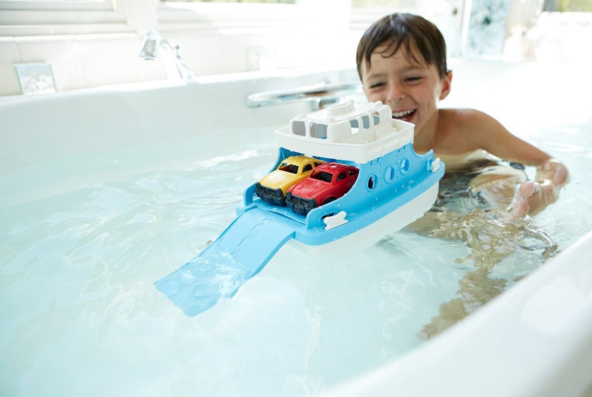 Green Toys Ferry Boat With Cars - Blue