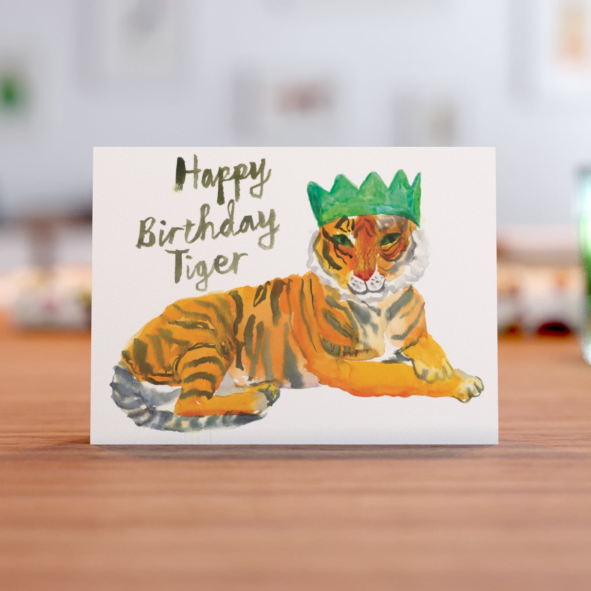Happy Birthday Tiger Card