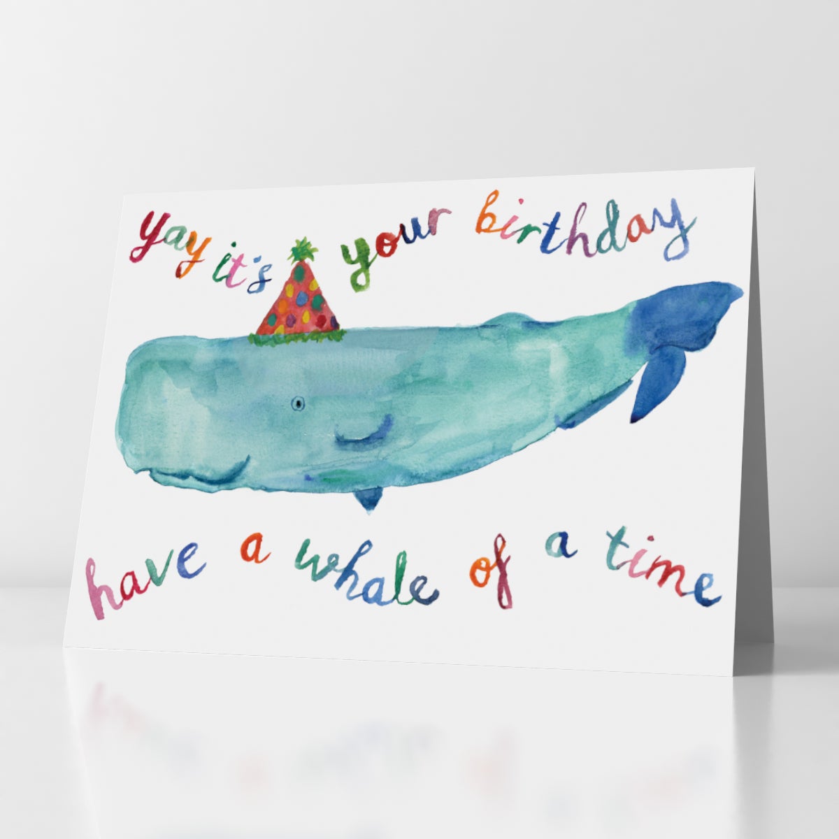 Birthday Whale Card