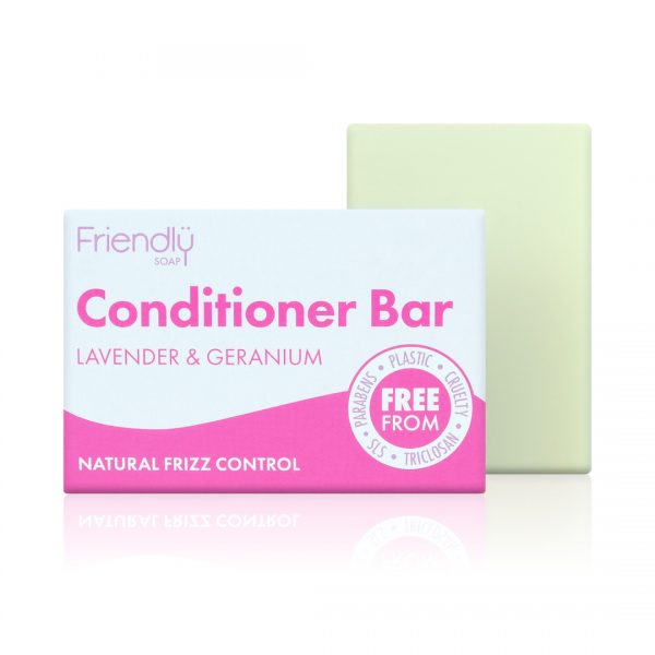 Friendly Soap Lavender & Geranium Conditioner Bar