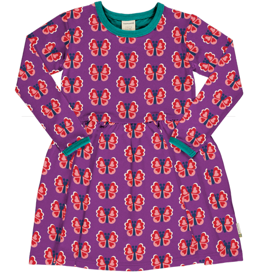Maxomorra Butterfly LS Spin Dress