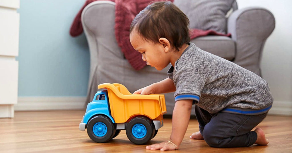Green Toys Dump Truck - Orange/Blue