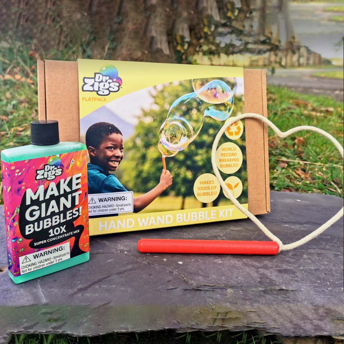 Dr Zigs Flatpack Hand Wand Bubble Kit