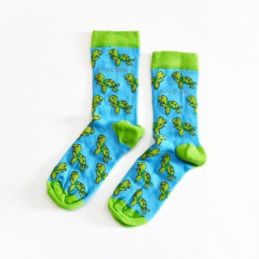 Bare Kind 'Save the Turtles' Bamboo Kids Socks