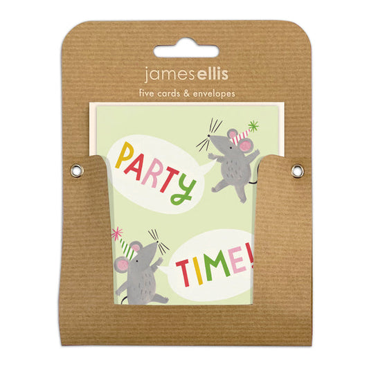 Mice Party Invitation Card