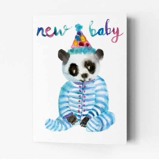 New Baby Panda Card