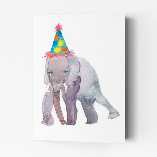 Party Elephant Card