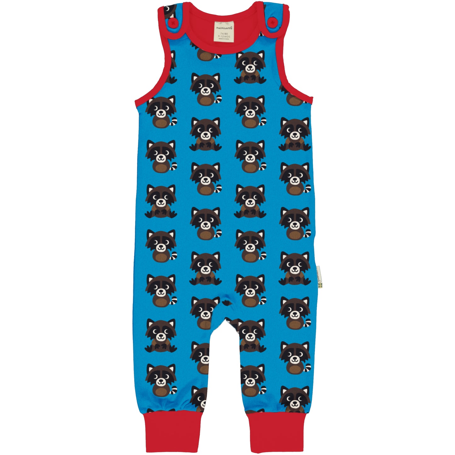 Maxomorra Raccoon Playsuit