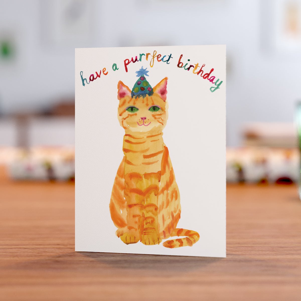 Purrfect Cat Birthday Card