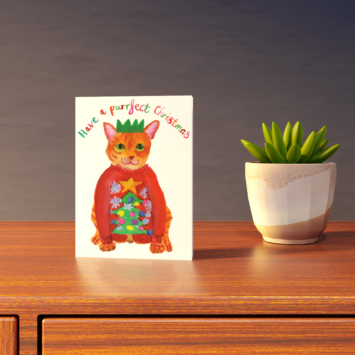 Have A Purrfect Christmas Card