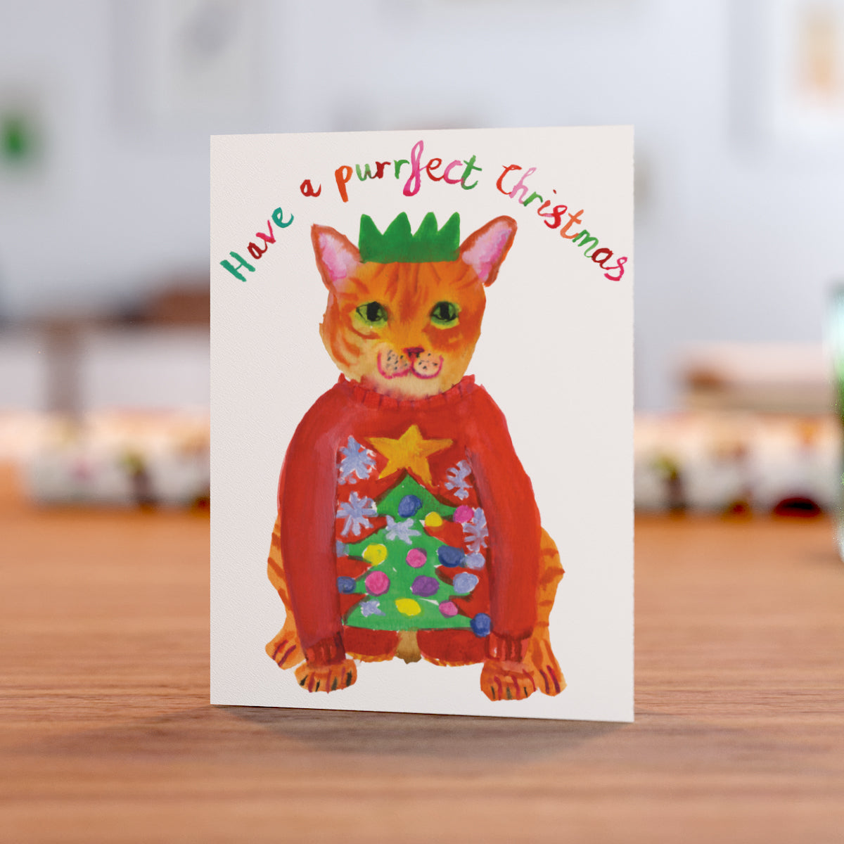 Have A Purrfect Christmas Card