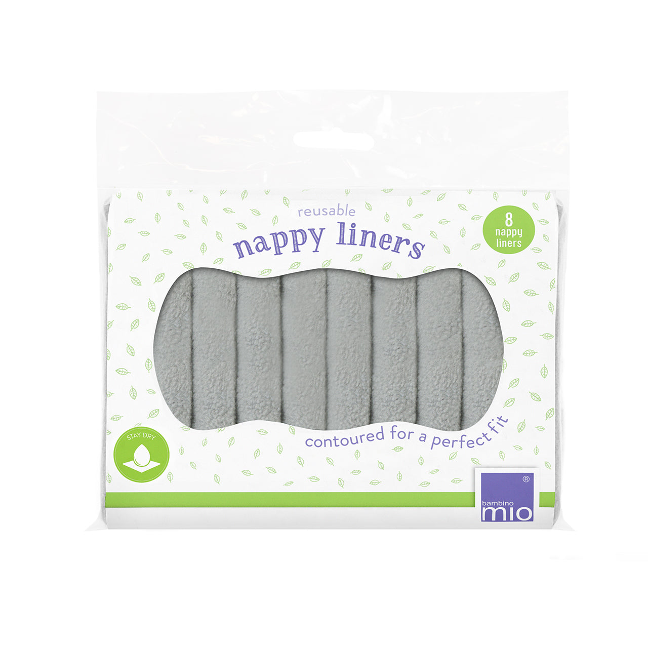 Bambino Mio Reusable Nappy Liners Grey