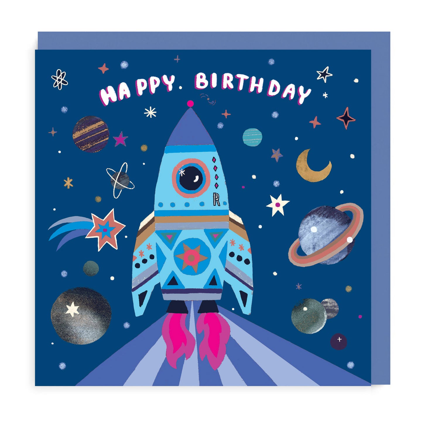 Happy Birthday Rocket Card