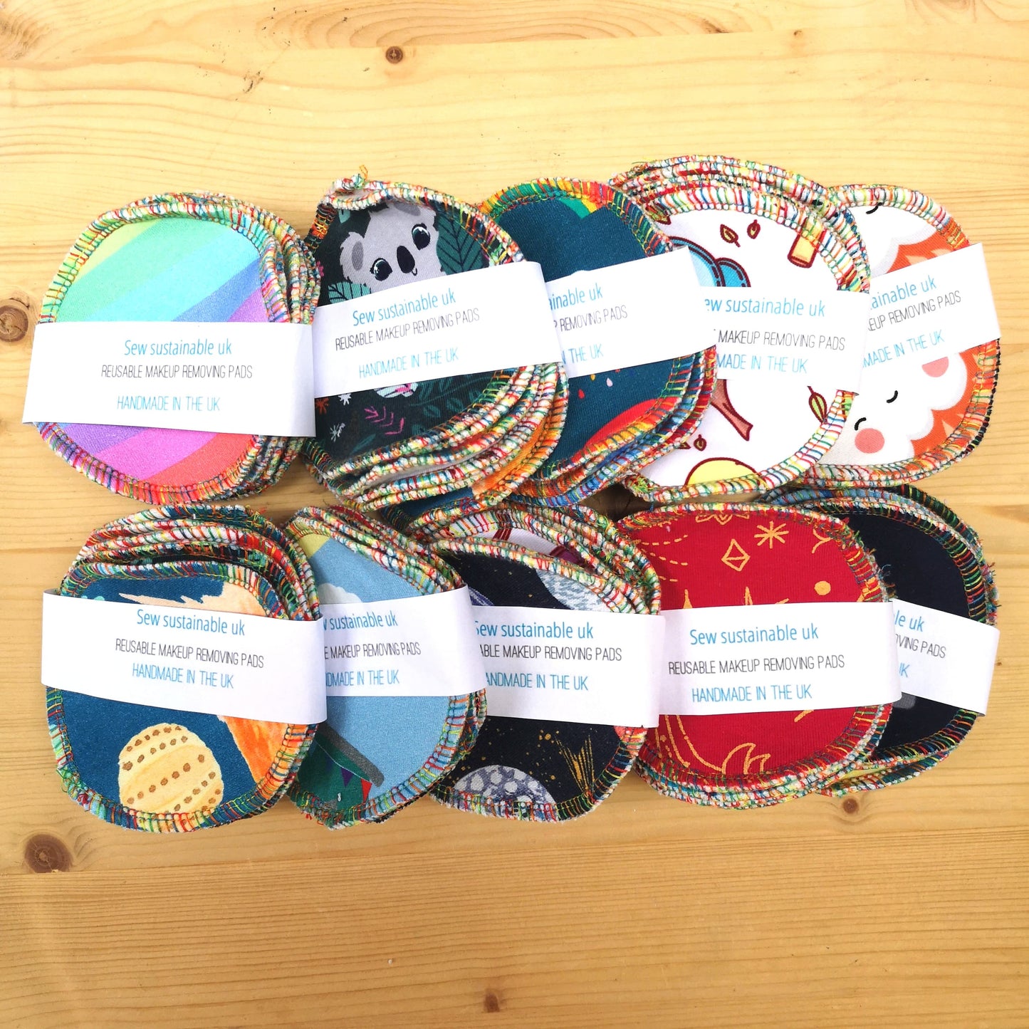 Sew Sustainable Bamboo Fleece Make Up Pads