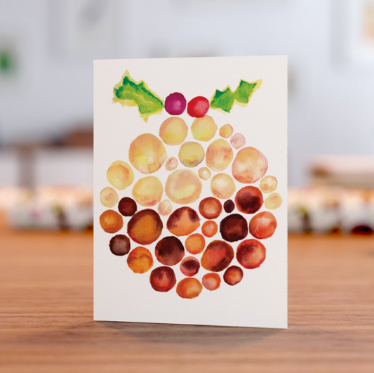 Christmas Pudding Card