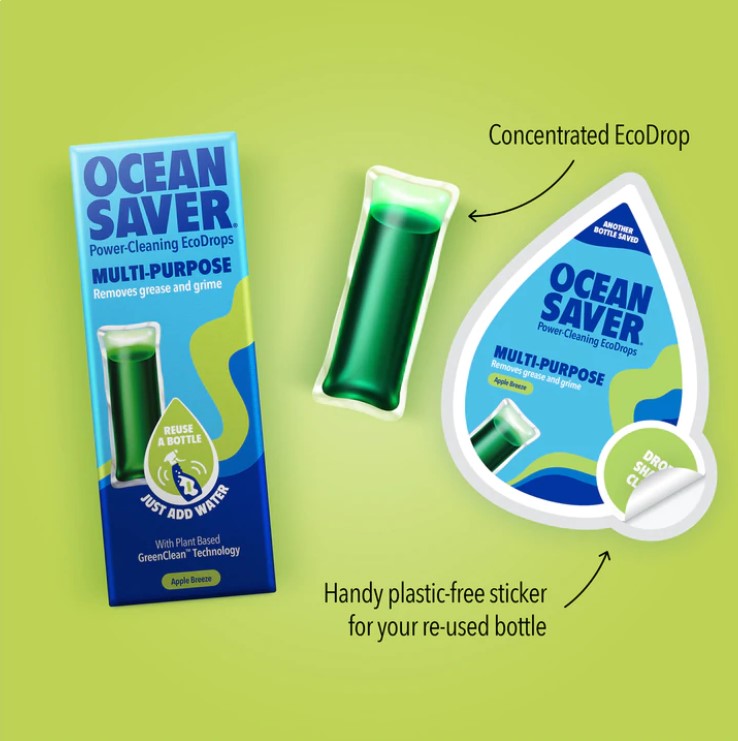 OceanSaver Refill Drops - Multipurpose (Apple Breeze)