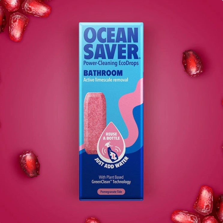 OceanSaver Refill Drops - Bathroom with Descaler (Pomegranate Tide)