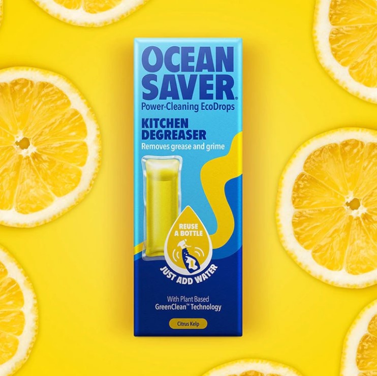 OceanSaver Refill Drops - Kitchen Cleaner and Degreaser (Citrus Kelp)