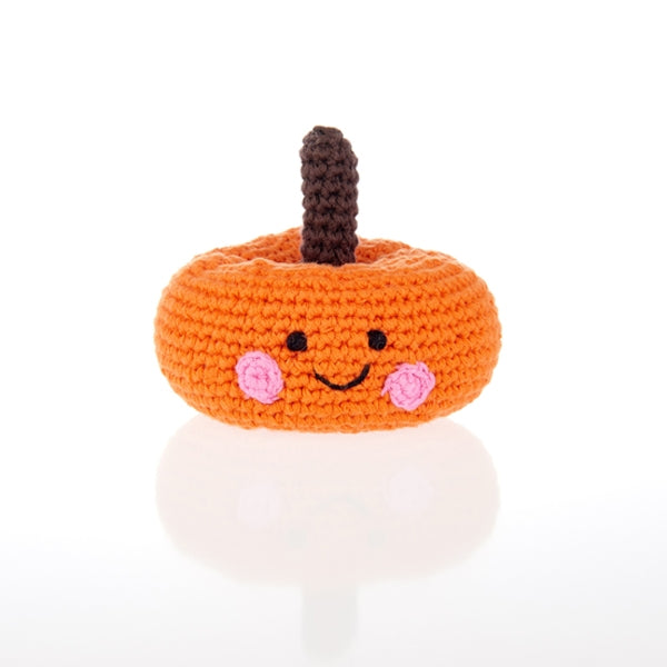 Pebble Friendly Pumpkin Rattle
