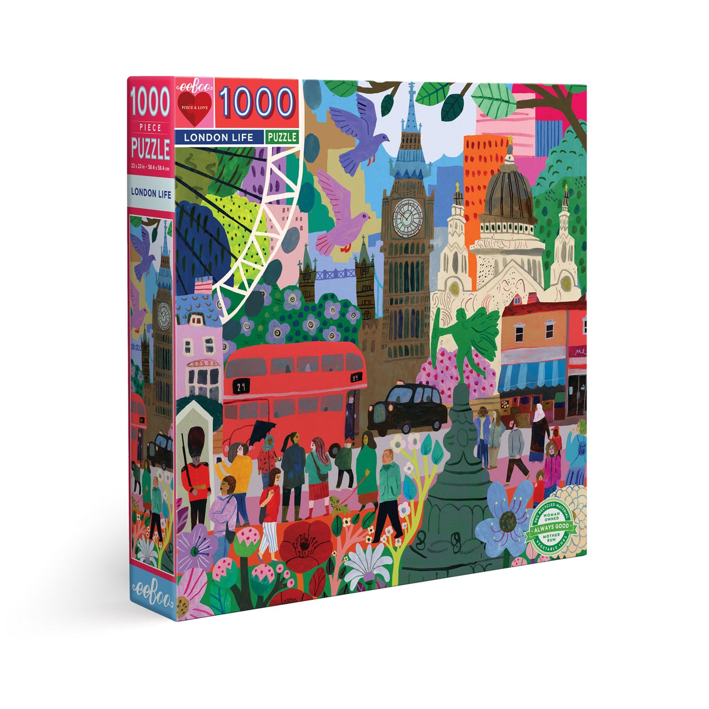 eeBoo 1,000 piece Jigsaw Puzzle - London Life