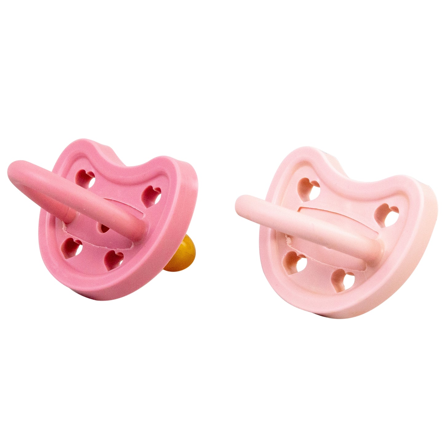 Bebe Au Lait Natural Rubber Pacifier 2 Pack - Pink